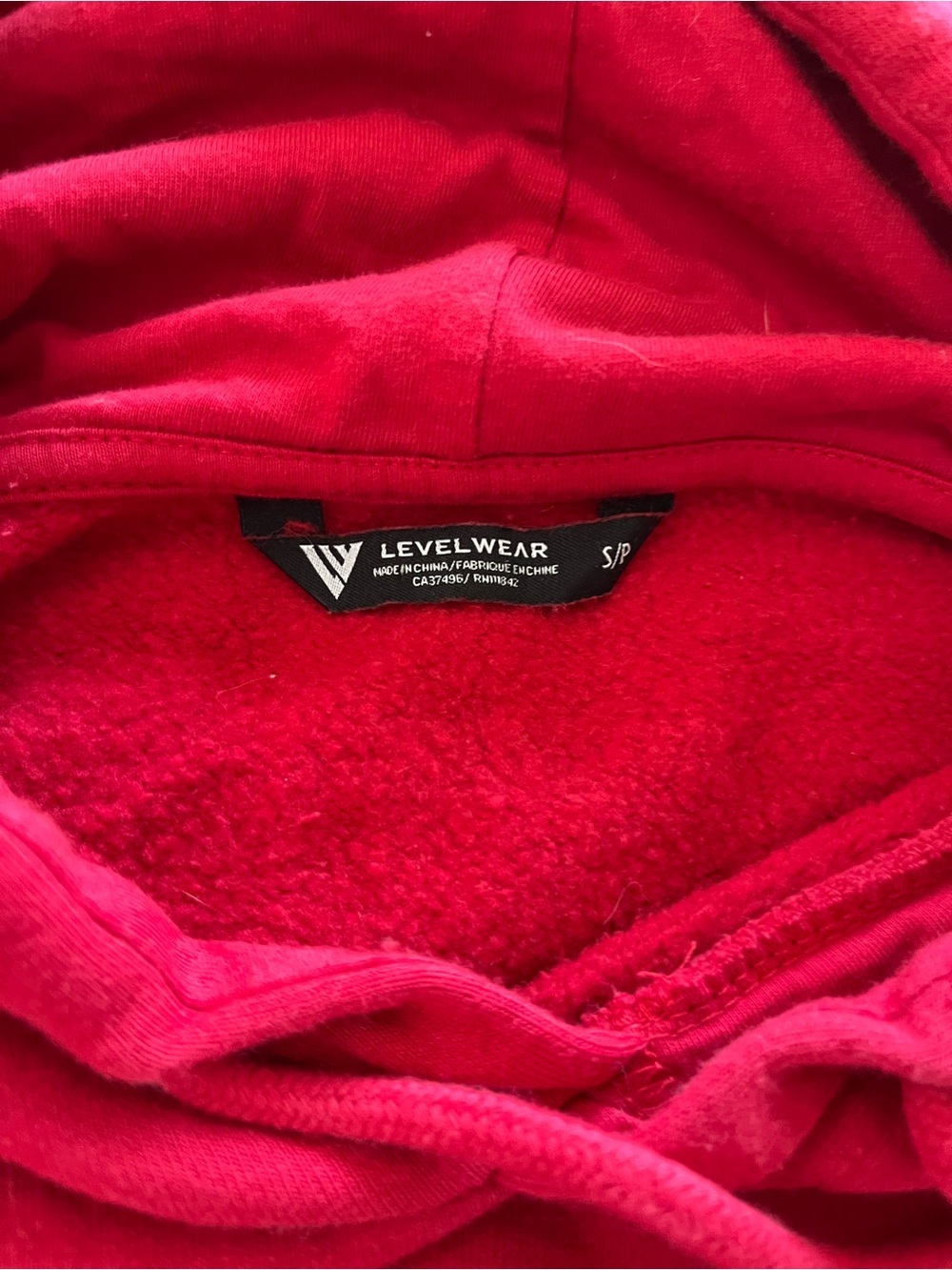 Levelweat Reds Script Logo Cowl Sweatshirt - Reds small - Picture 3 of 10